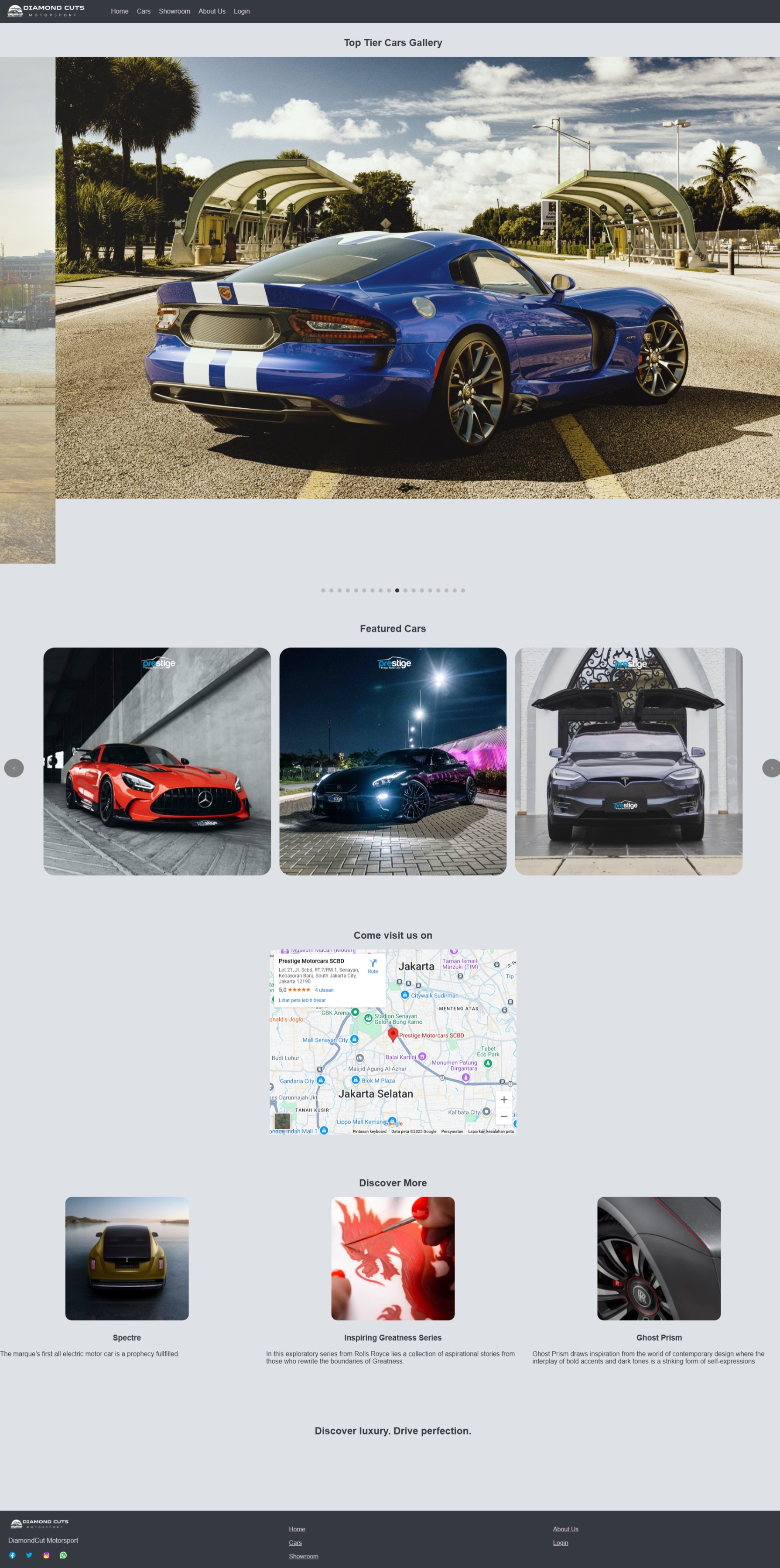 DiamondCut Motors Website